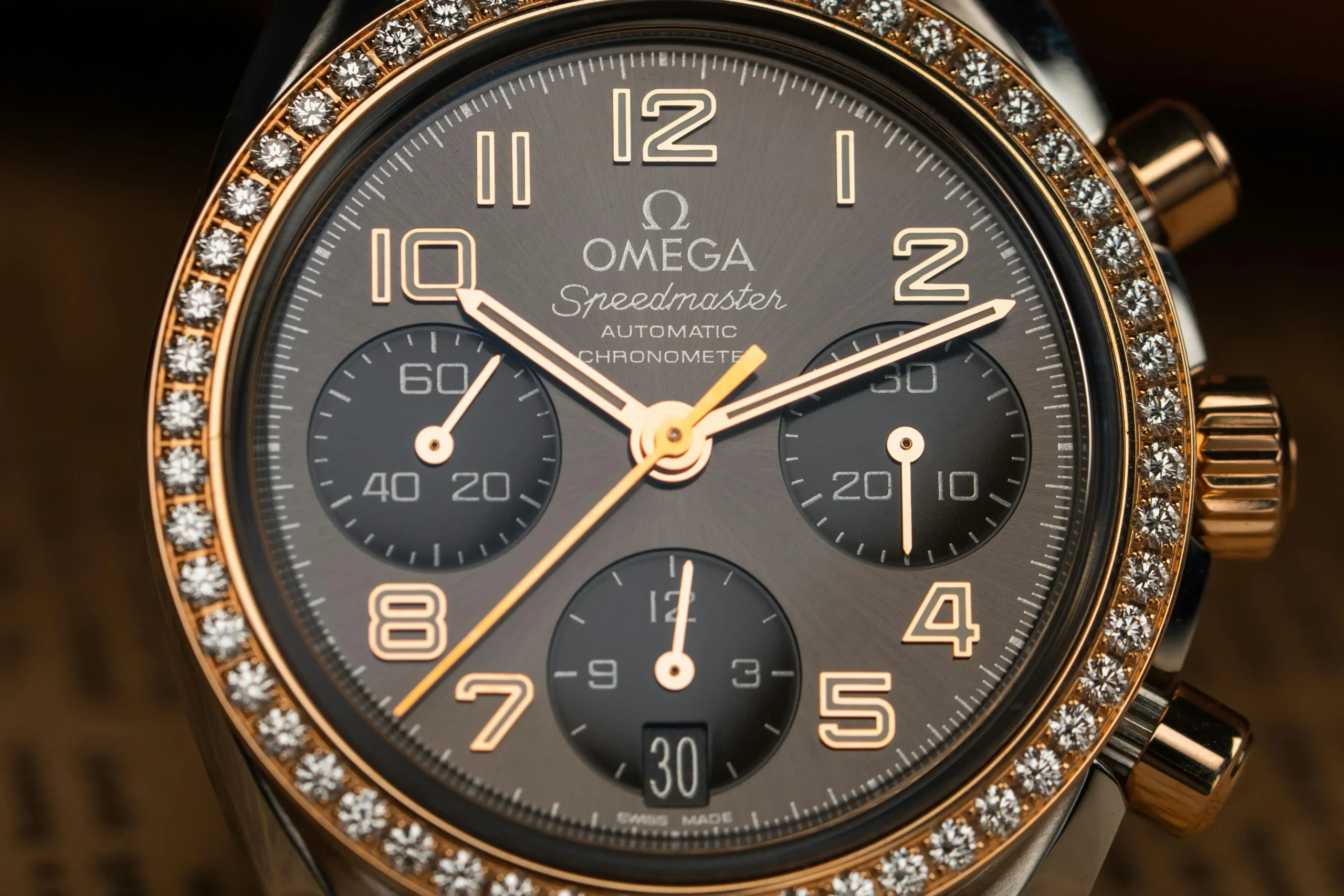 Omega Speedmaster Broad Arrow GMT Chronograph 3881.30.37