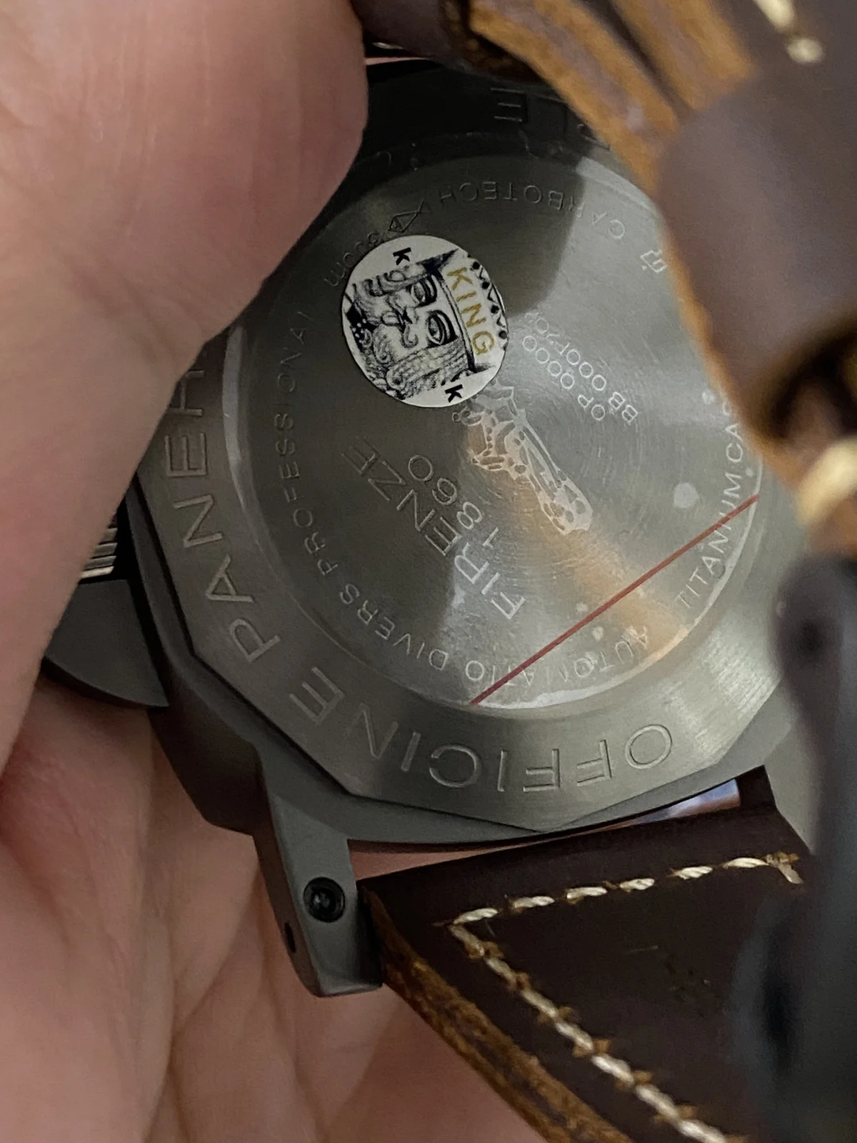 panerai submersible dive watch