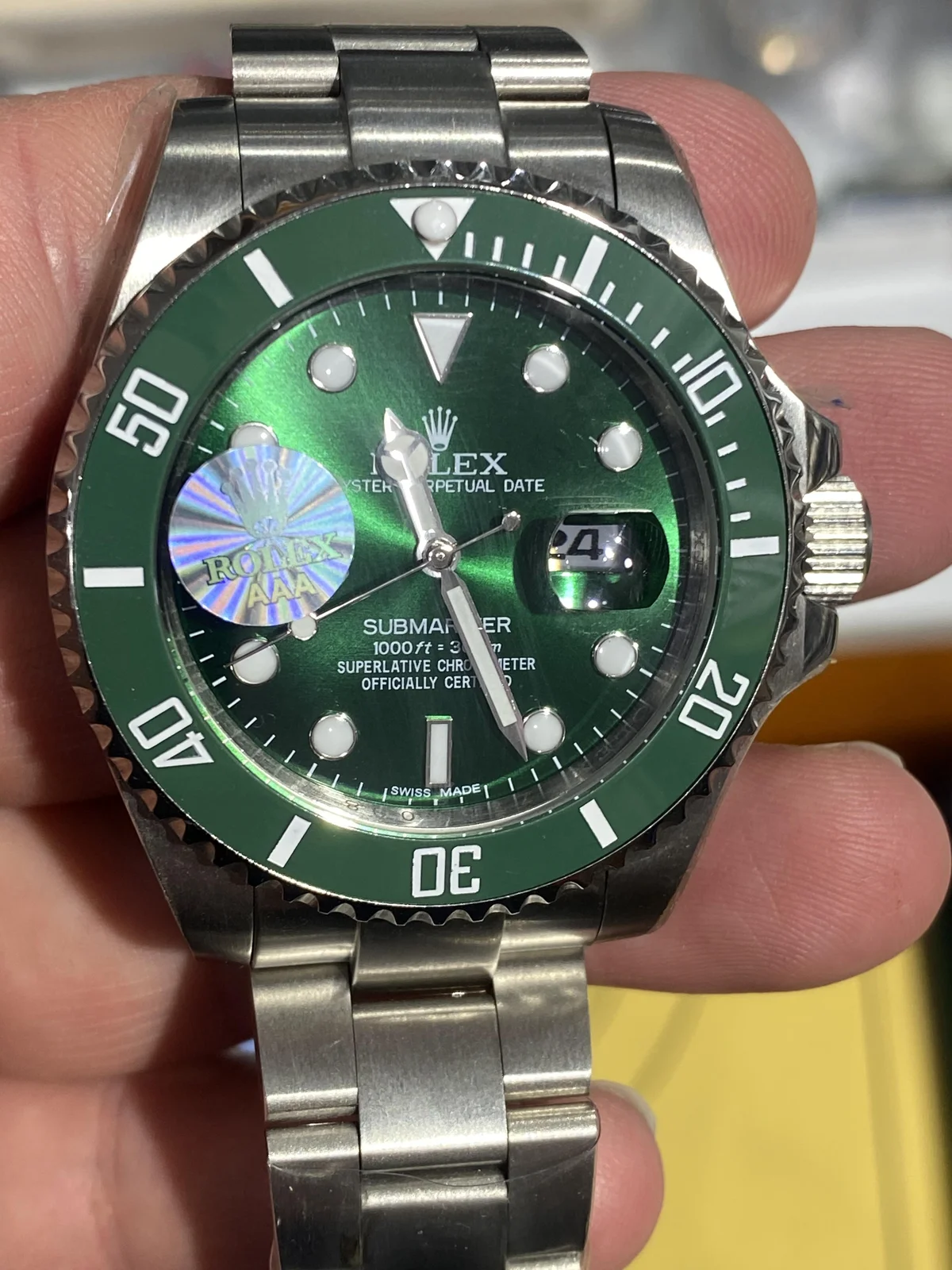 Vintage Rolex Submariner 5512 - detail