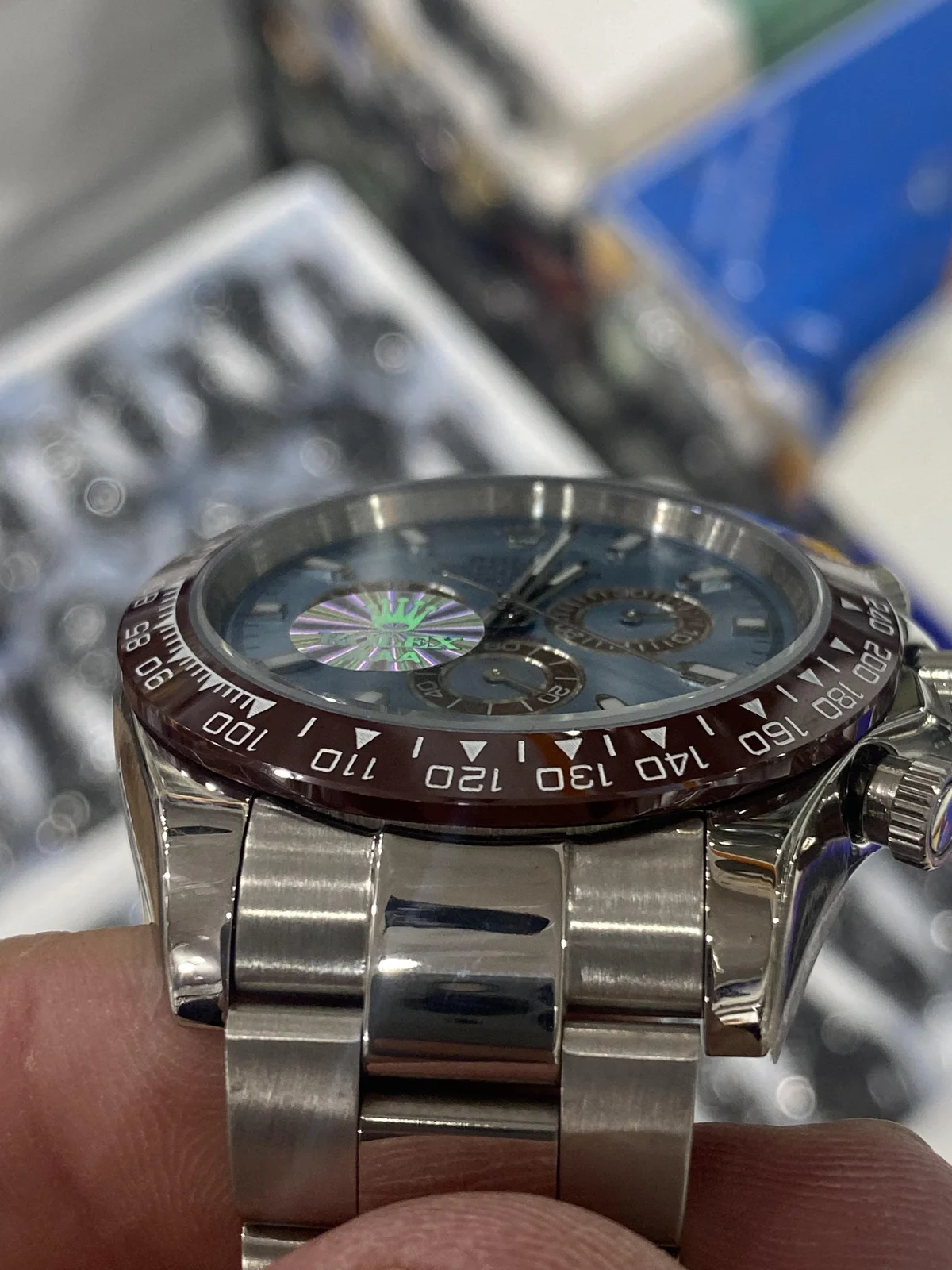 Vintage Paul Newman Daytona Value - detail
