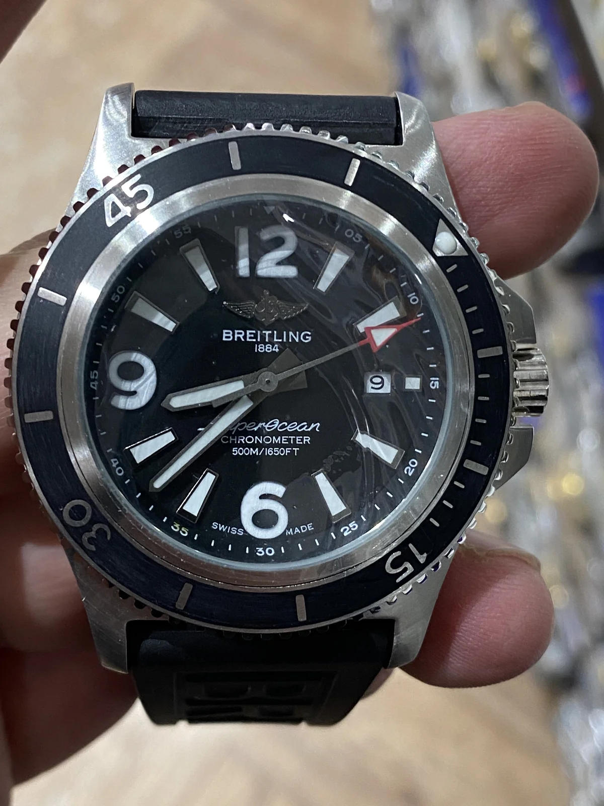 Breitling Superocean Guide - detail