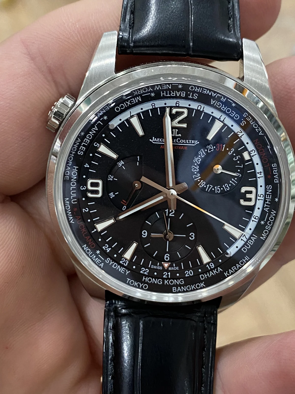 Jaeger-LeCoultre Atmos Clock - detail