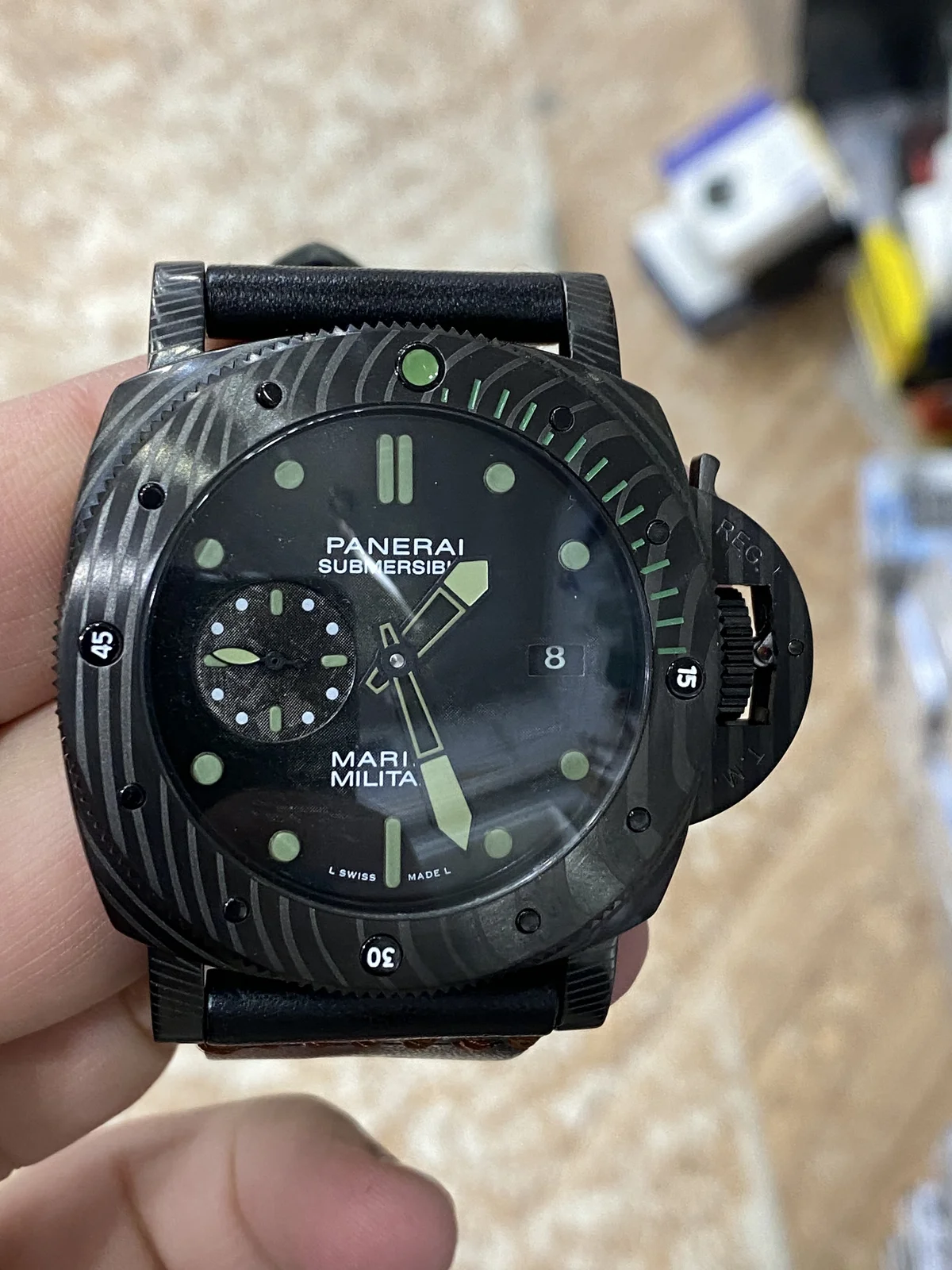 Panerai vs IWC Comparison - detail