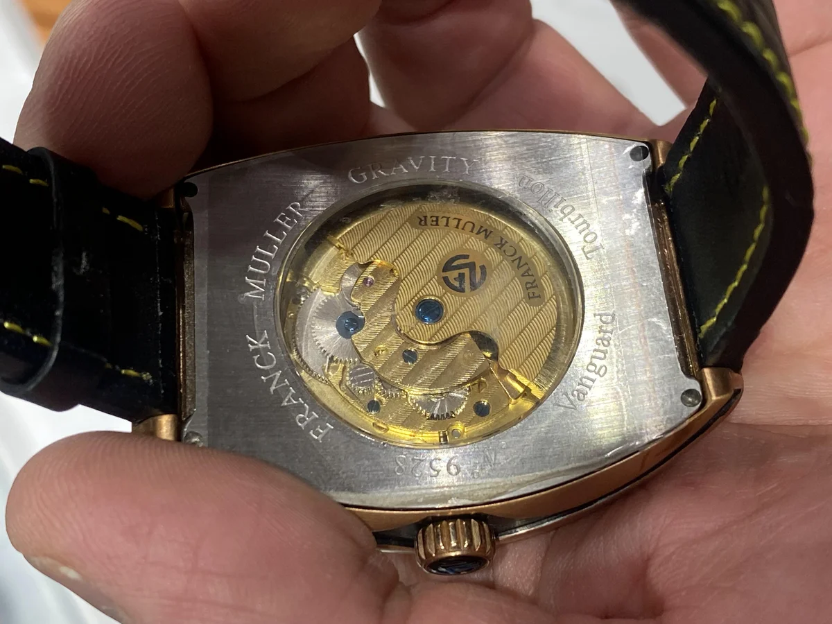 Franck Muller Vanguard Review - detail