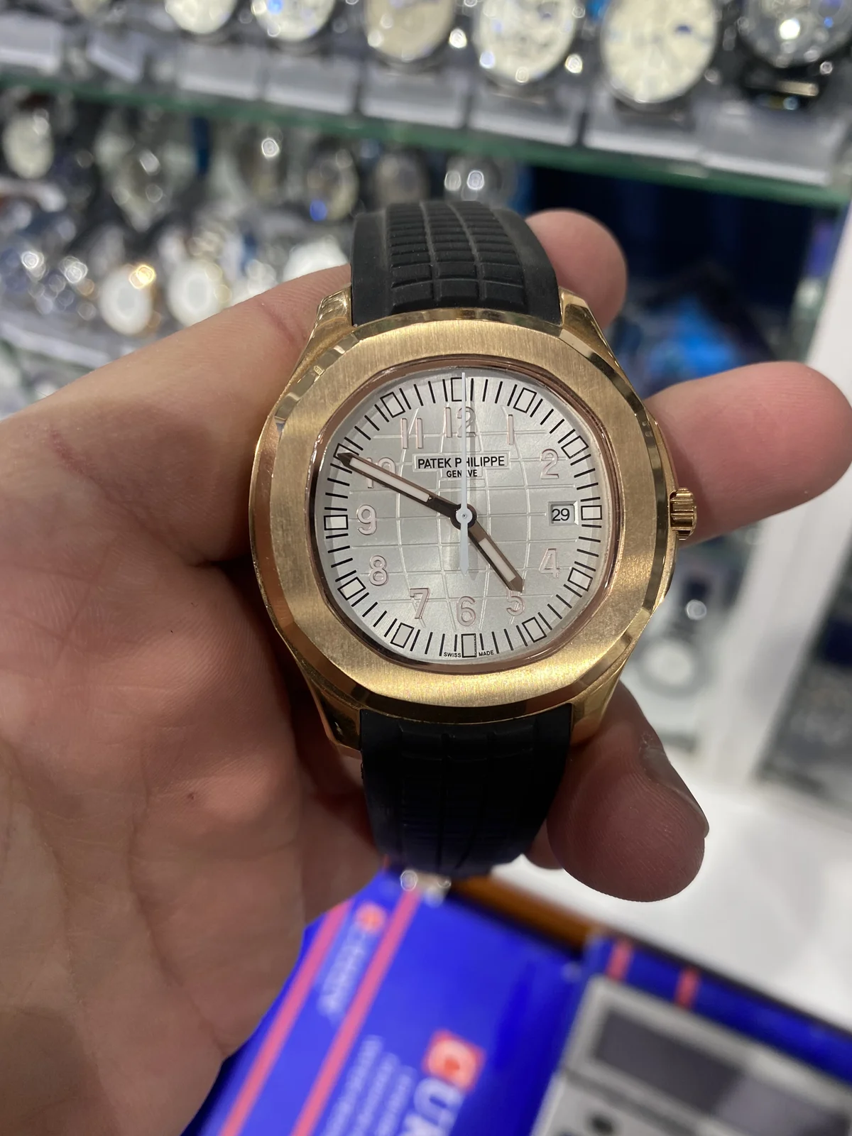 Patek Philippe Moonphase Watch - detail